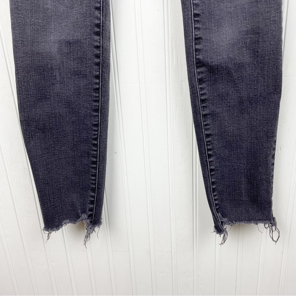 Madewell 9" High-Rise Skinny Jeans in Berkeley Black Button Fly H3026 Size 25 - Picture 6 of 12